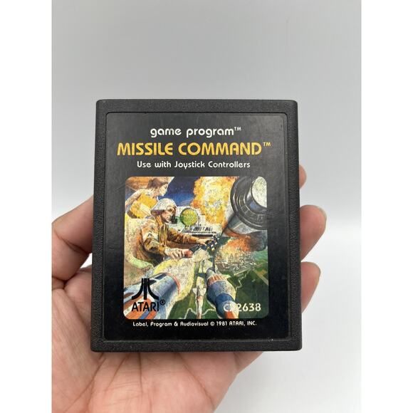 Missile Command (Atari 2600, 1981) AUTHENTIC TESTED - Picture 1 of 4